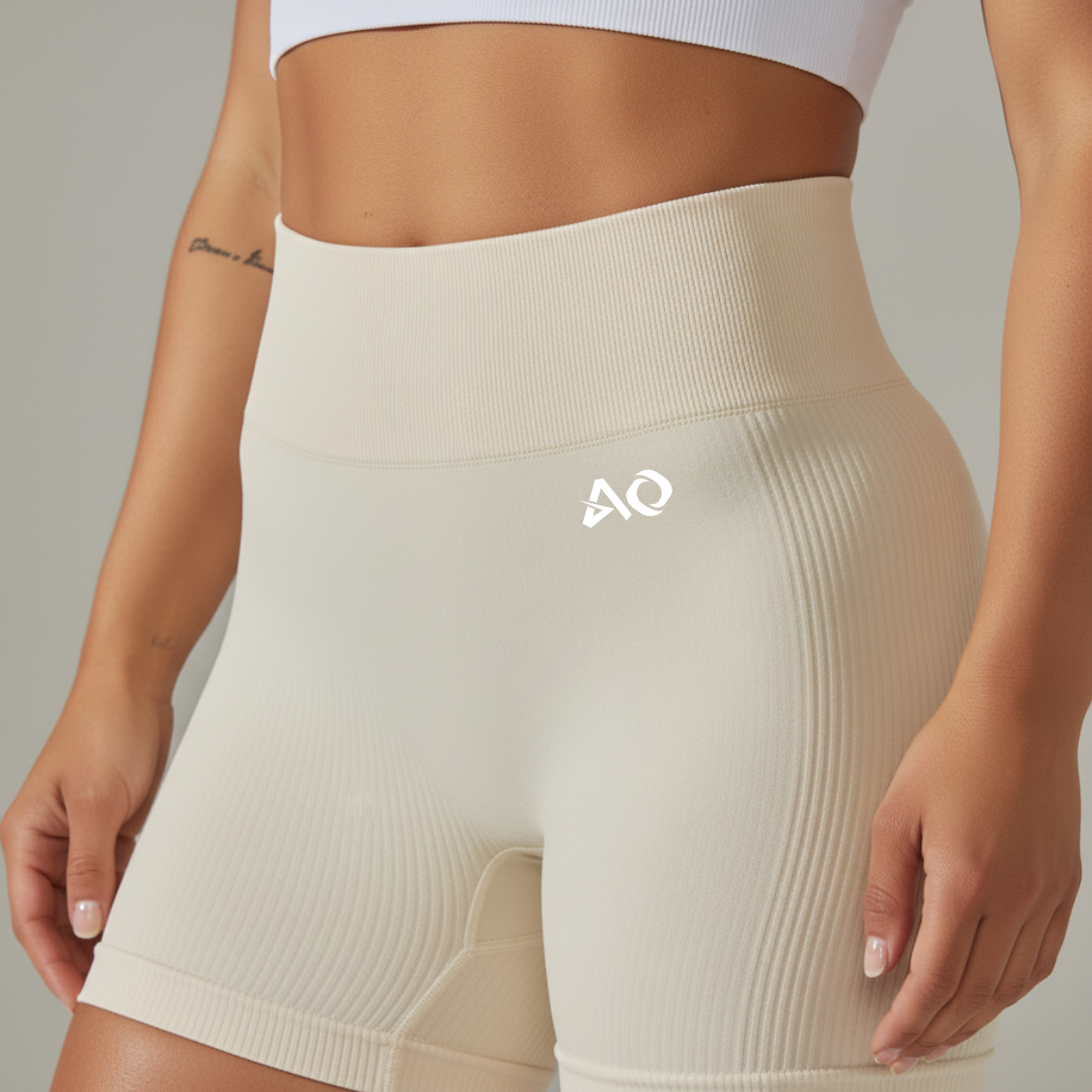Beige PureForm™ Seamless Shorts