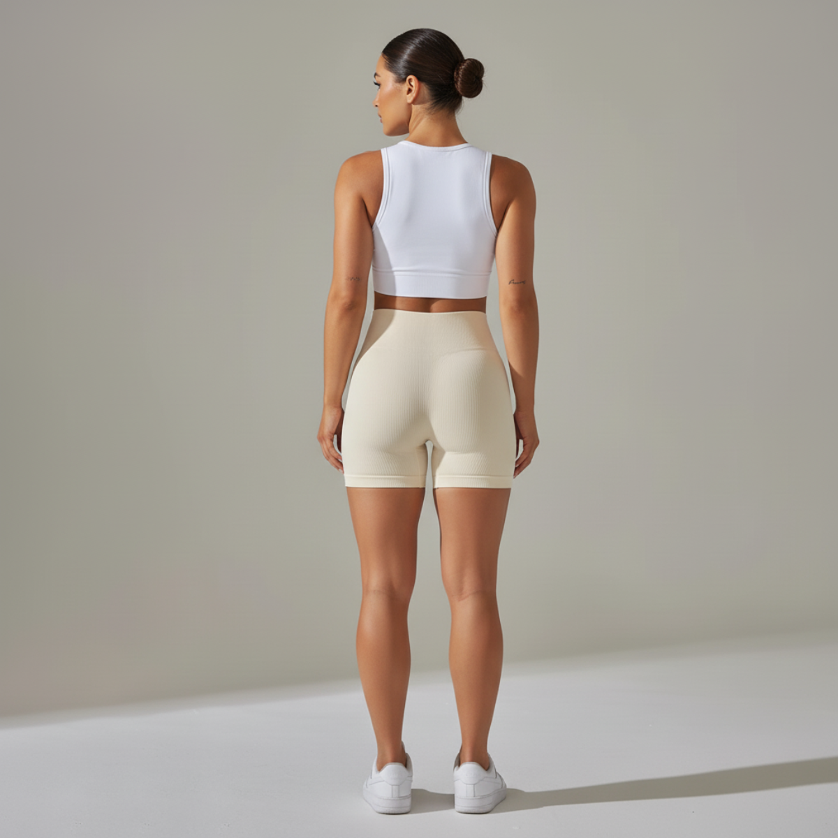 Beige PureForm™ Seamless Shorts