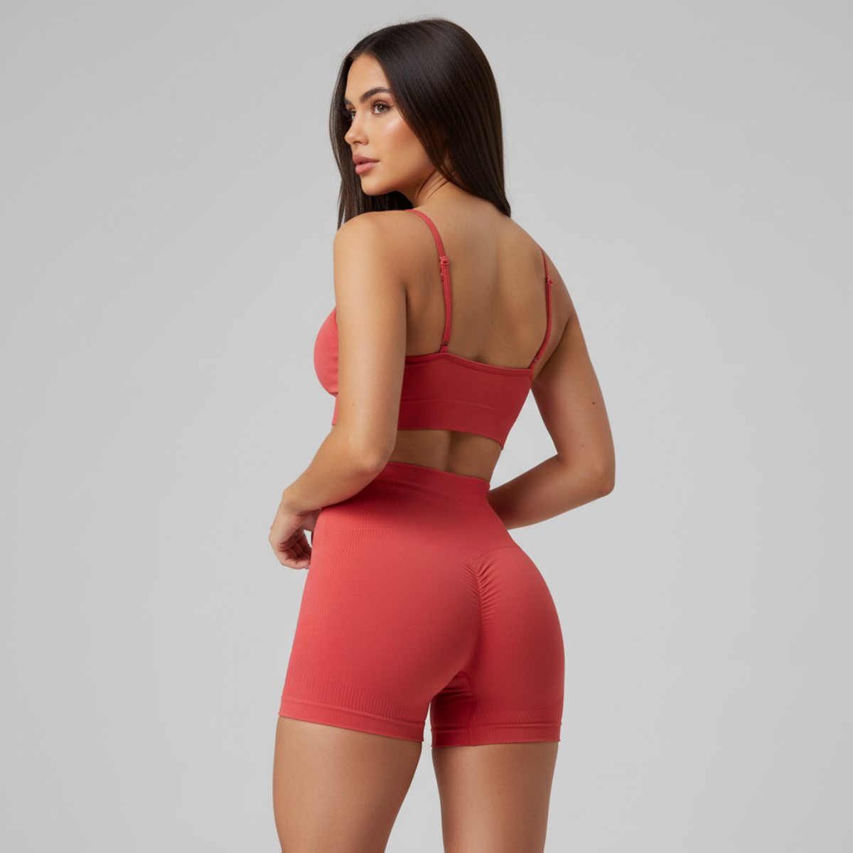 Candy Red PureForm™ Seamless Shorts
