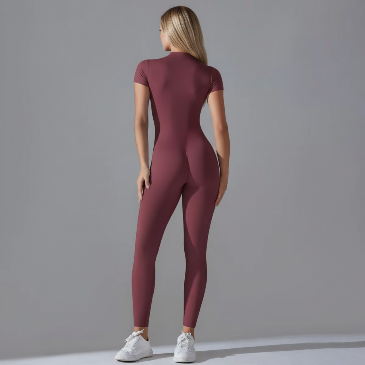 Burgundy AeroContour™ Jumpsuit