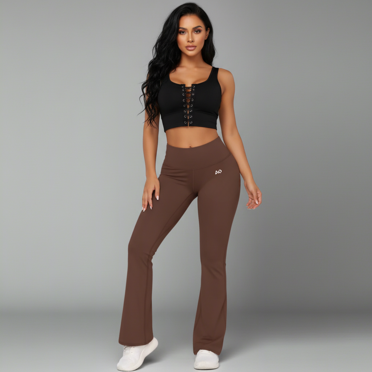 Coffee Bell-bottoms Joggers