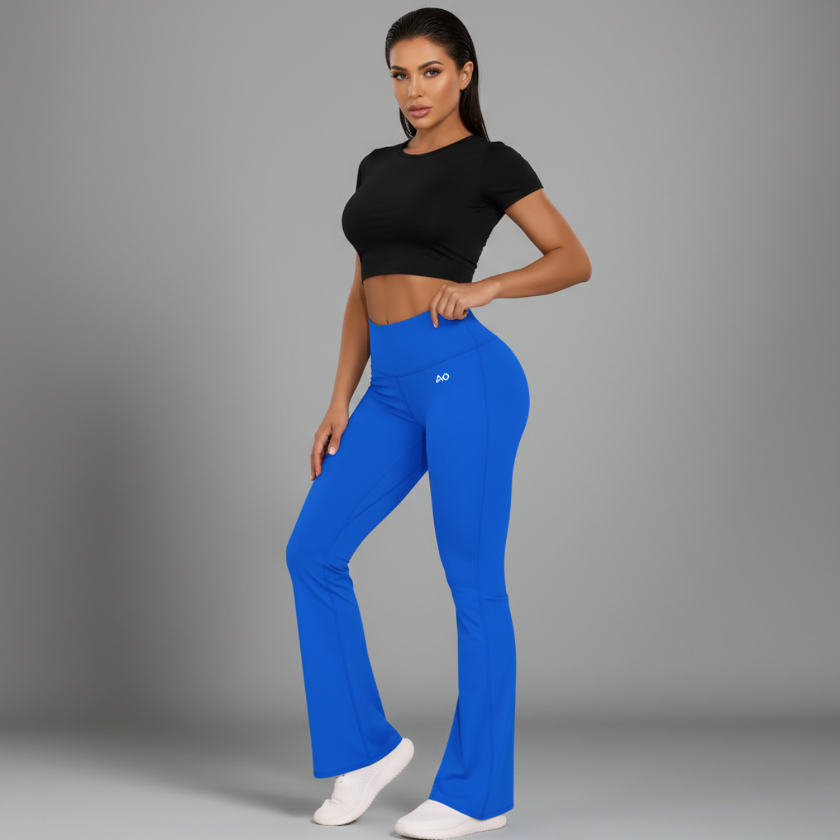 Blue Bell-bottoms Joggers