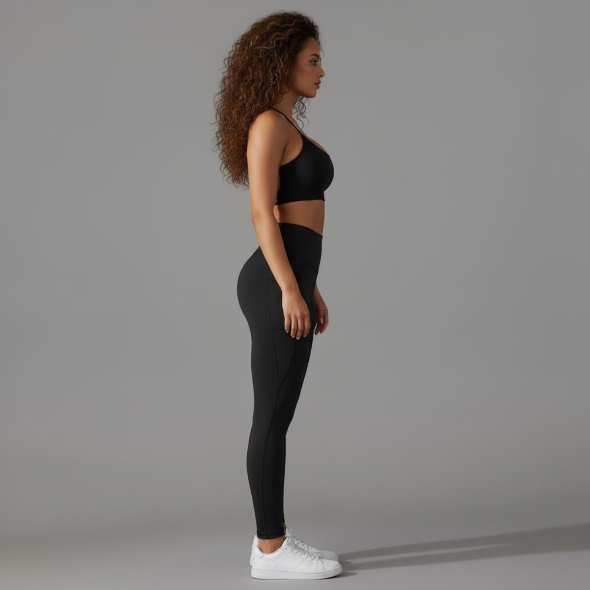 Jet Black Shape Cross Set