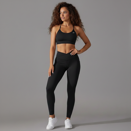 Jet Black Shape Cross Set