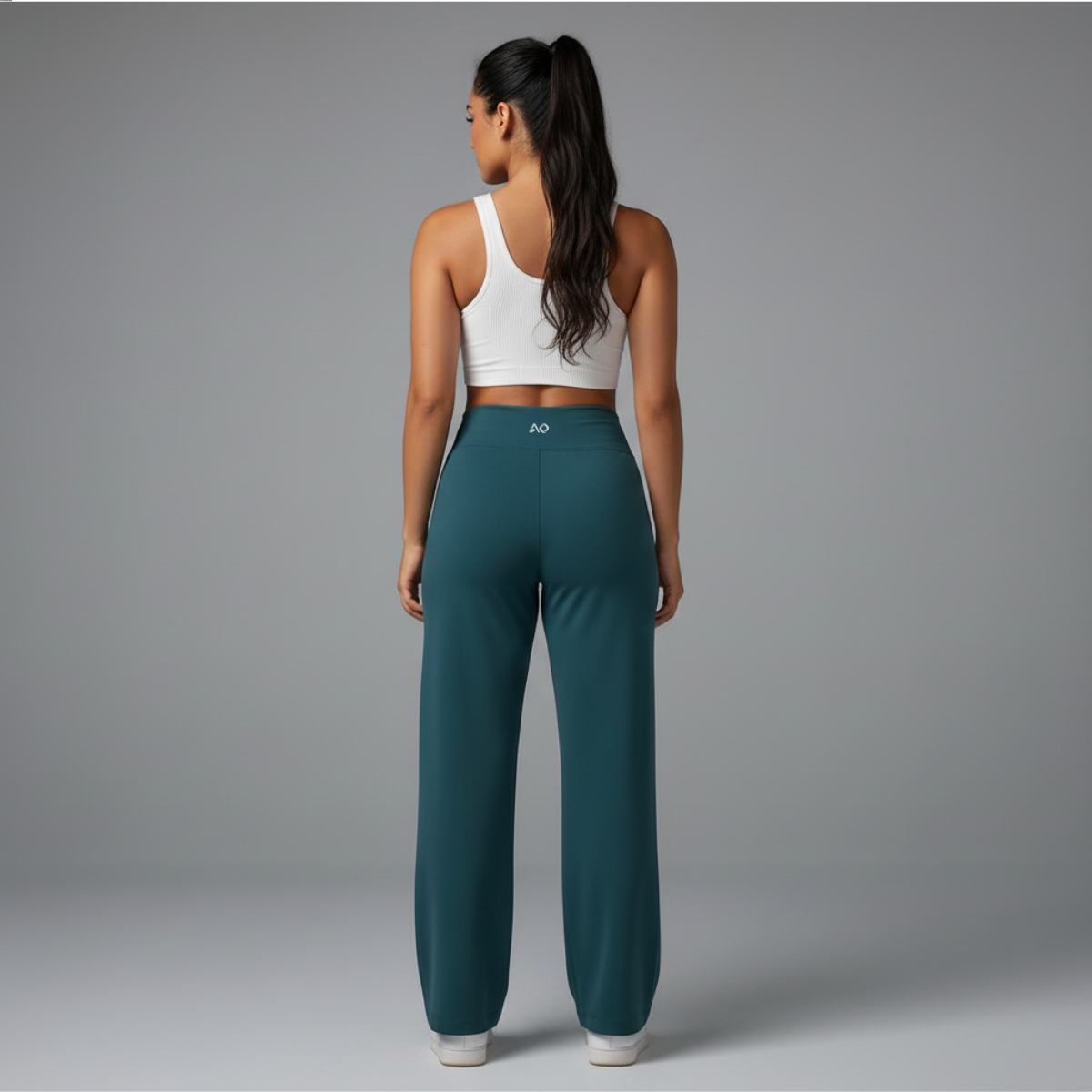 Whale Blue Wide Leg Pants