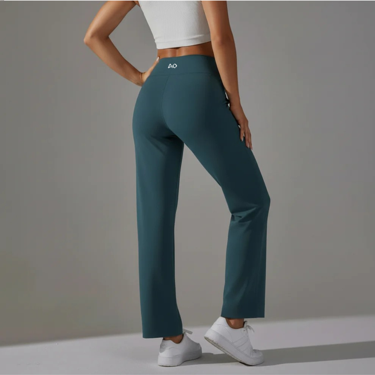 Whale Blue Wide Leg Pants