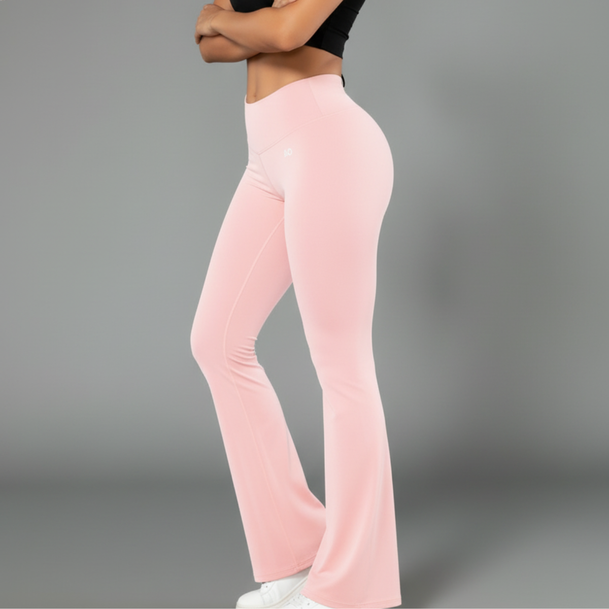 Baby Pink Momentum Bell-Bottoms