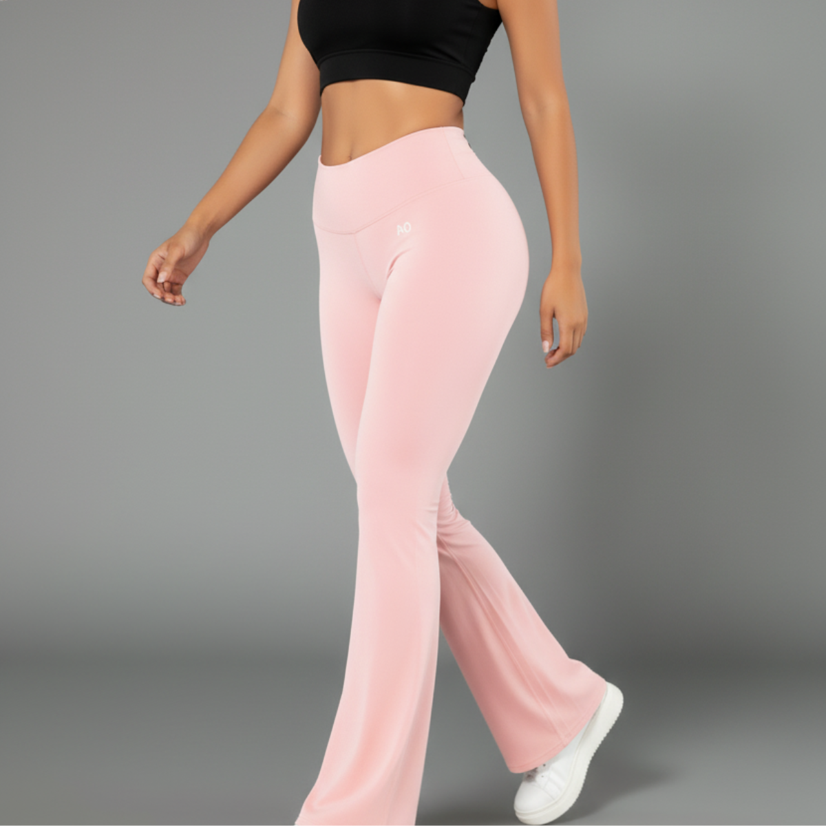 Baby Pink Momentum Bell-Bottoms