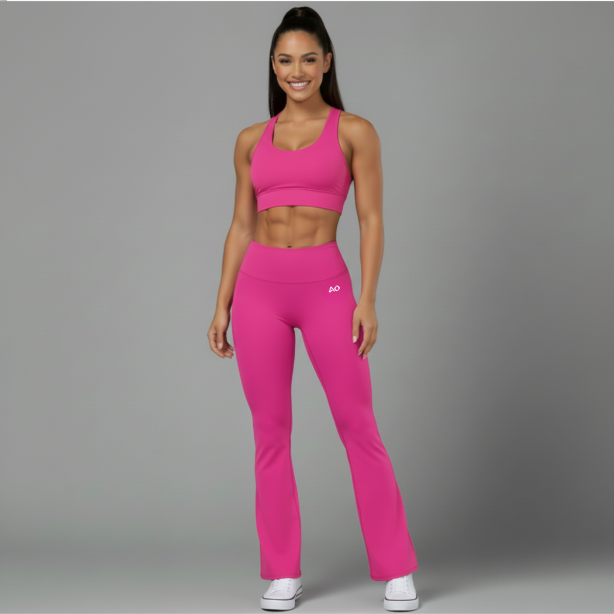 Pink Bell-bottoms Joggers