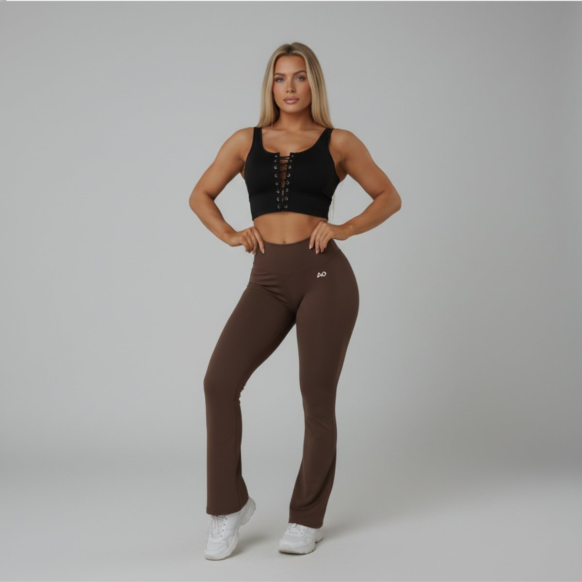 Coffee Bell-bottoms Joggers