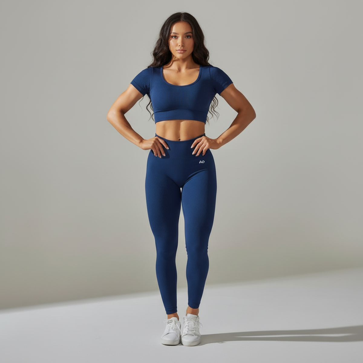 Navy Peak Seamless Set
