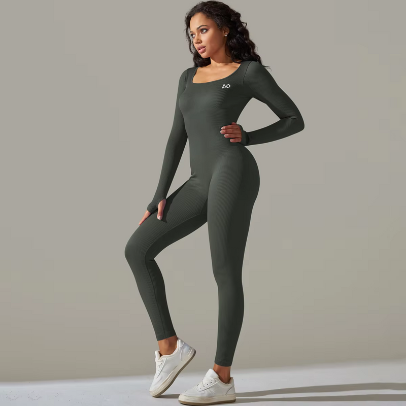 Army Green Motion Bodysuit