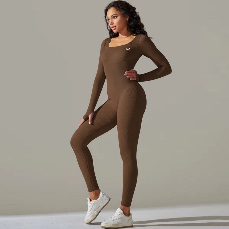 Brown Motion Bodysuit