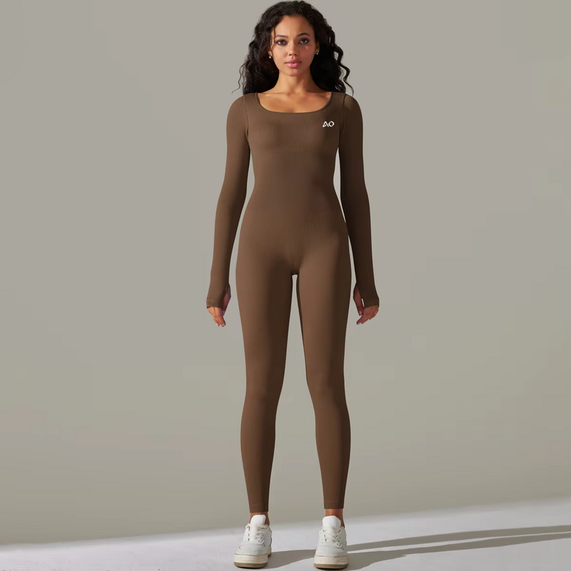 Brown Motion Bodysuit