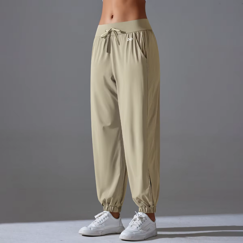 Beige Motion Vibe Joggers