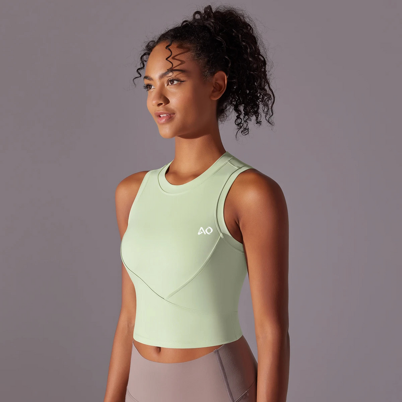 Green Athletic Compression Top