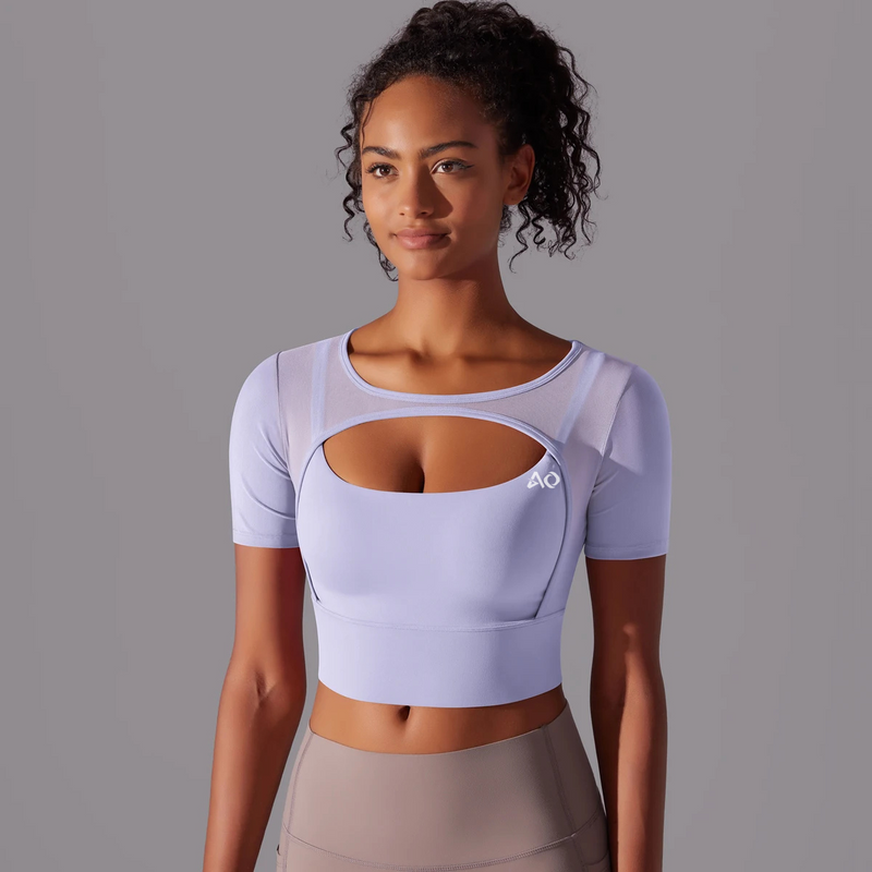 Light Purple Motion Top