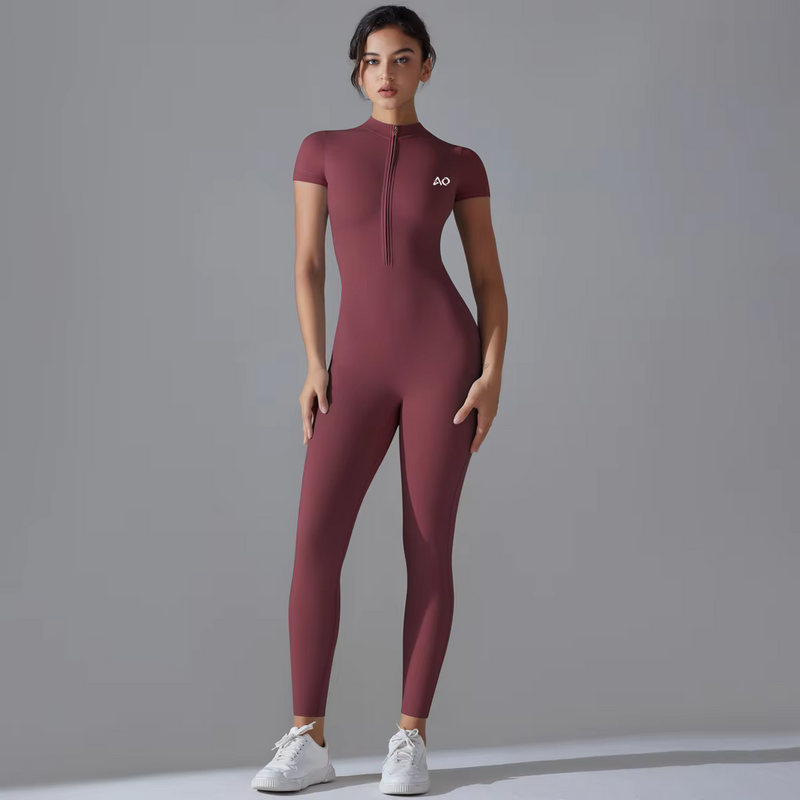 Burgundy Zen Bodysuit