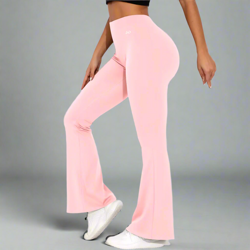 Baby Pink Momentum Bell-Bottoms