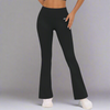 Black Bell-bottoms Joggers