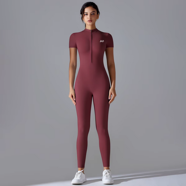 Burgundy Zen Bodysuit