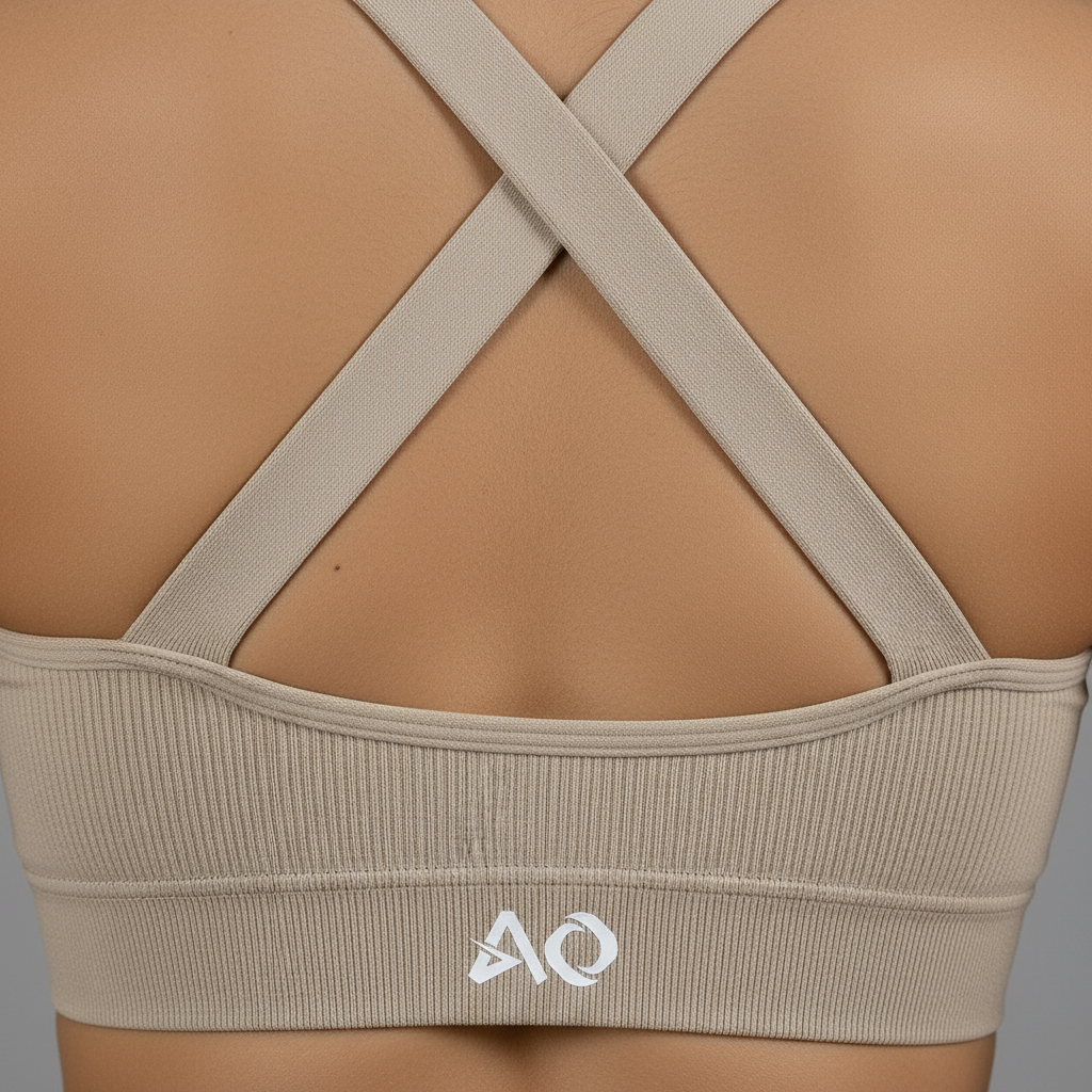 ActiveOne Beige Set Bra Back Detail