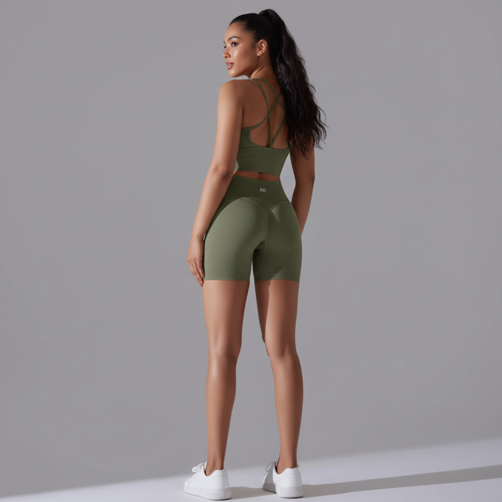 ActiveOne Green Set Back Over Shoulder
