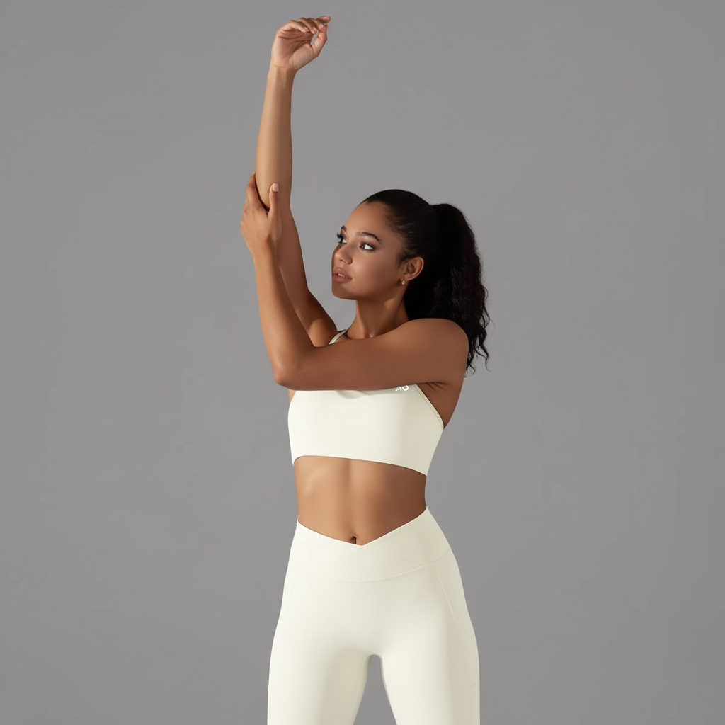 Arm raised stretch position