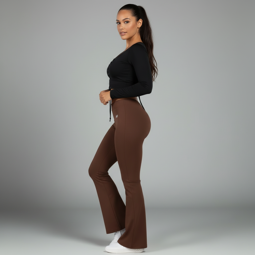 Back View - Ponytail Model V Scrunch