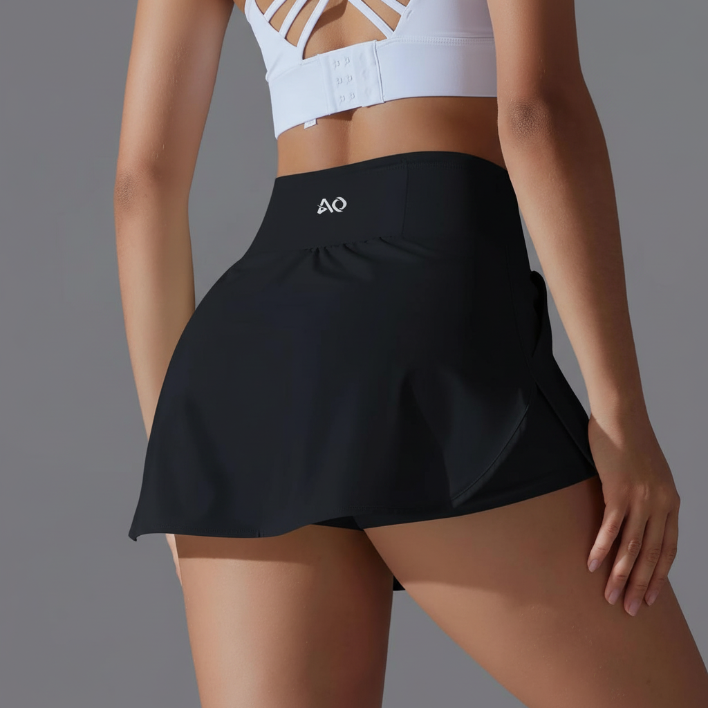 Back view showing AO logo