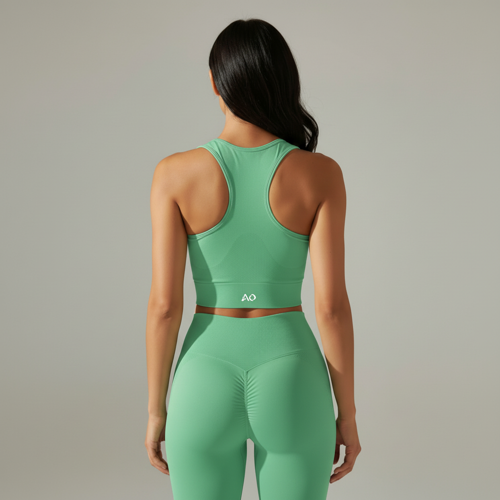 Back view showing racerback design