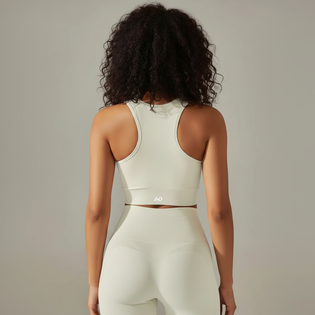 Back view showing racerback design