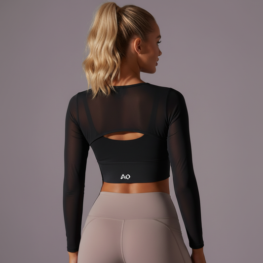 Back view with AO logo