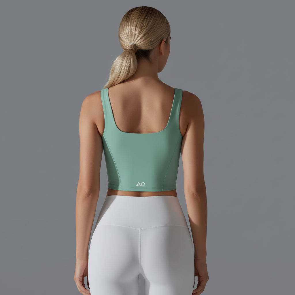 Back view with AO logo