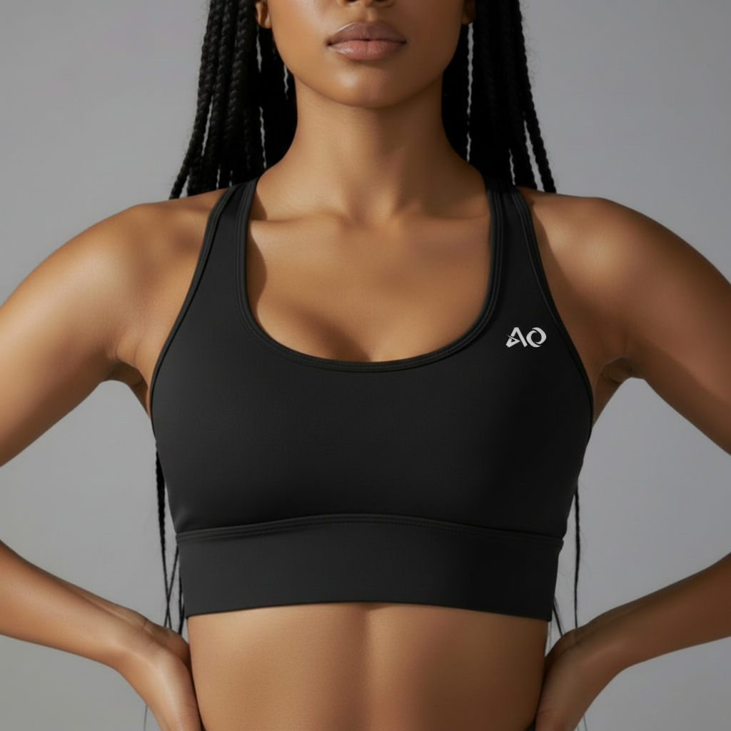 Black Bra Front AO Logo HQ