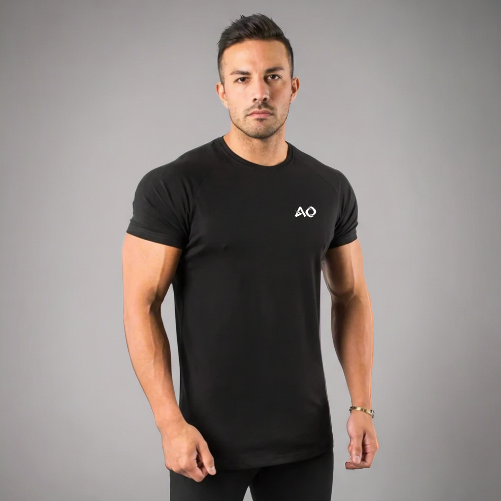 Black Performance T-Shirt - Front