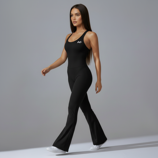 Black Unitard - Walking