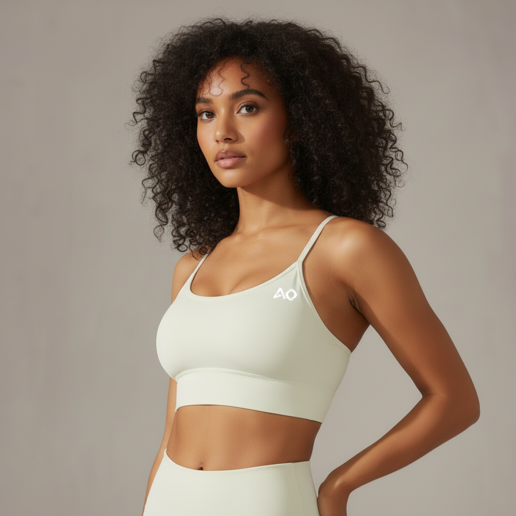 Close-up sports bra upper body