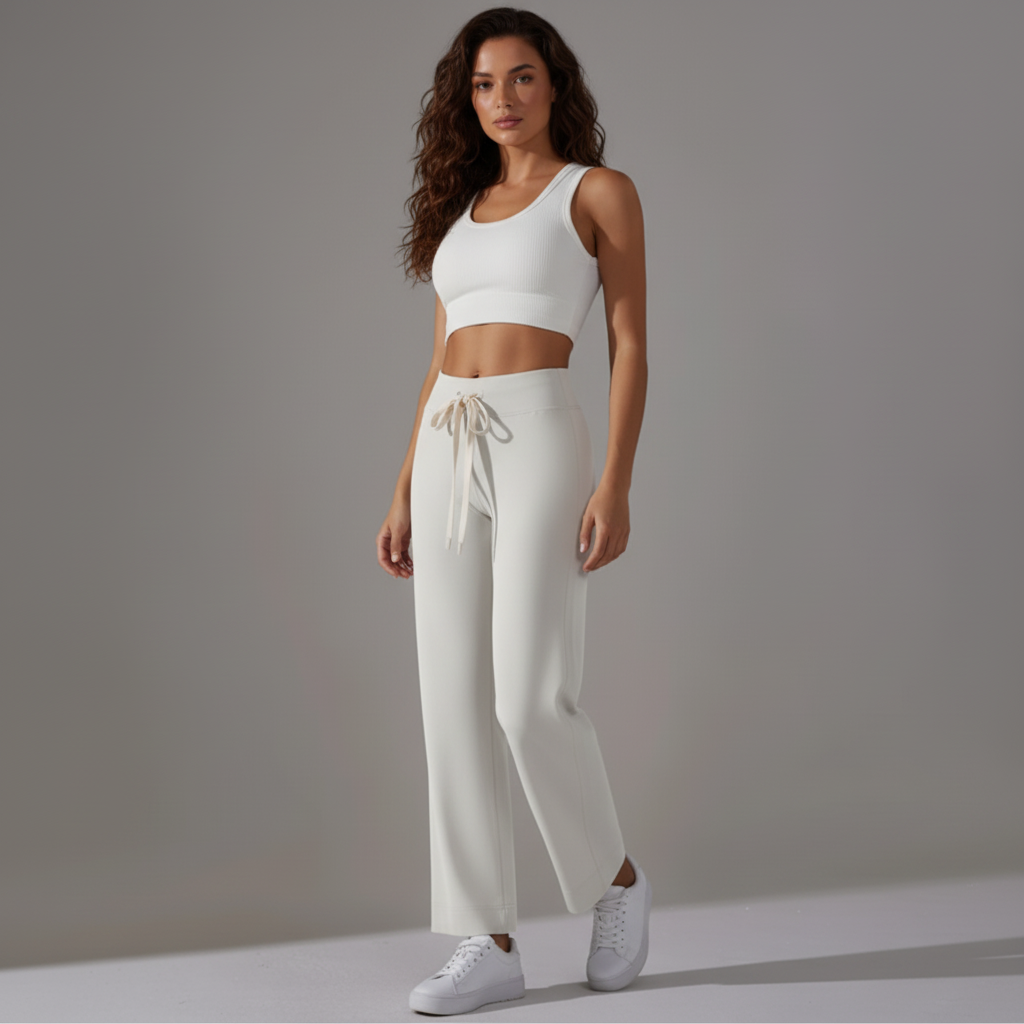 Cream Joggers Same Model 2