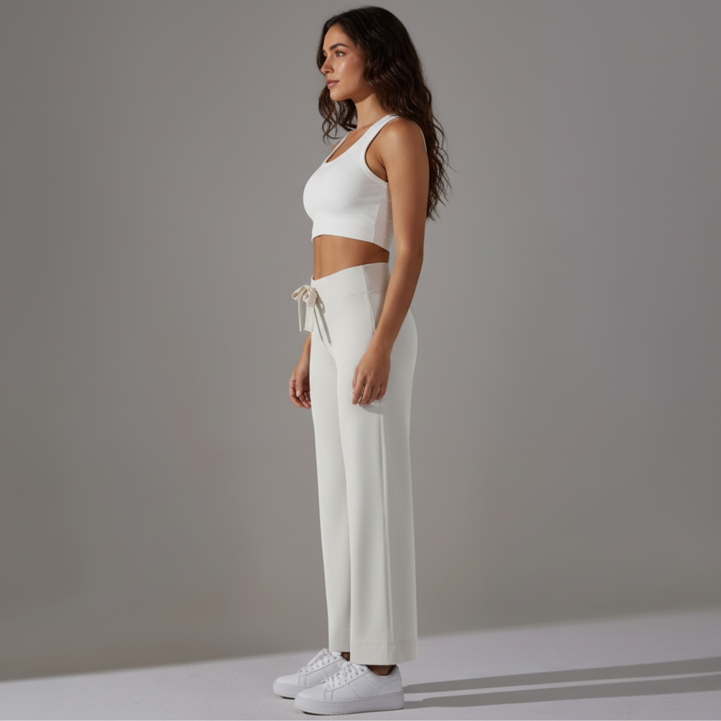 Cream Joggers Same Model 3