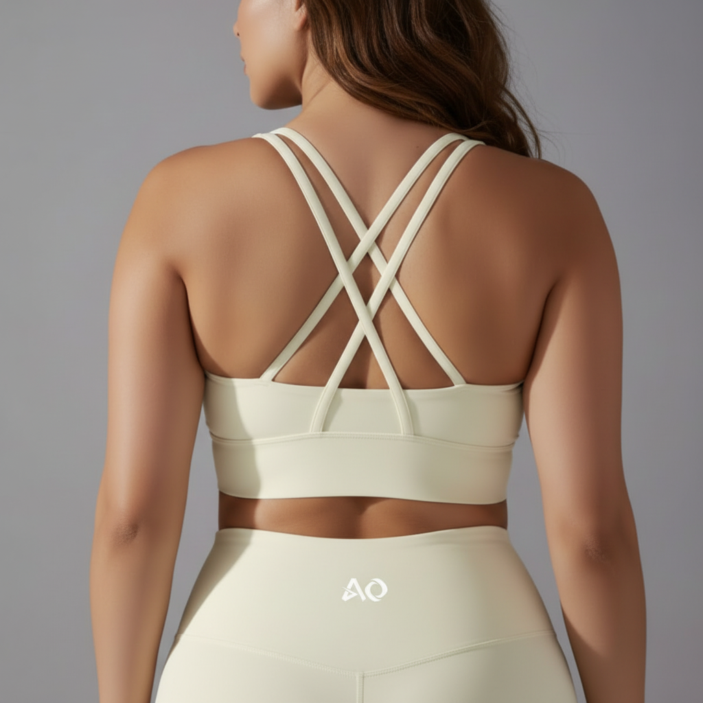 Cream Set Back AO Logo Realistic