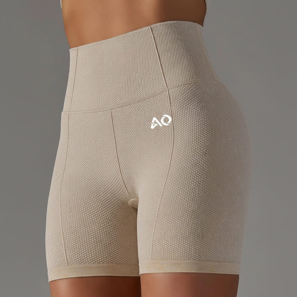 Detail shot - Waistband with AO logo and textured mesh