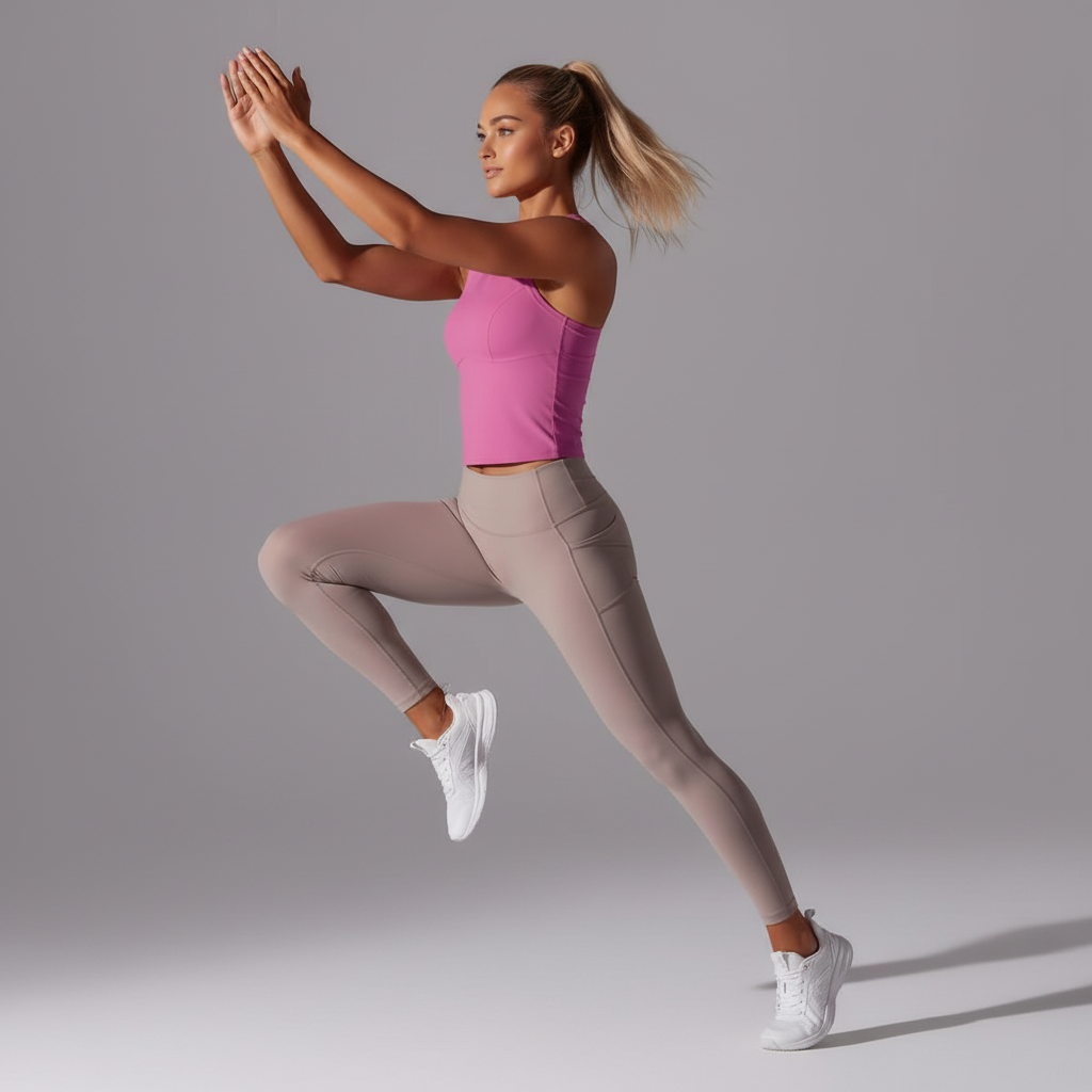 Dynamic athletic pose