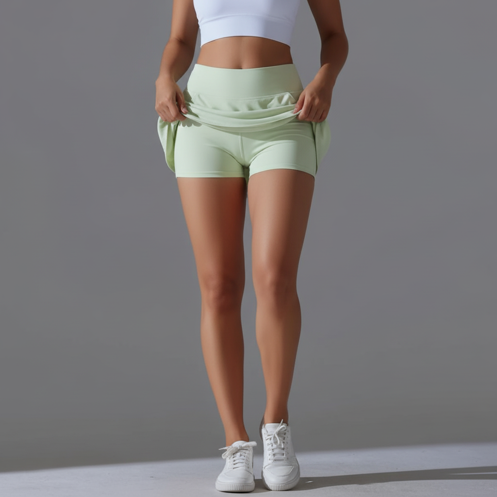 Front view lifting skirt overlay