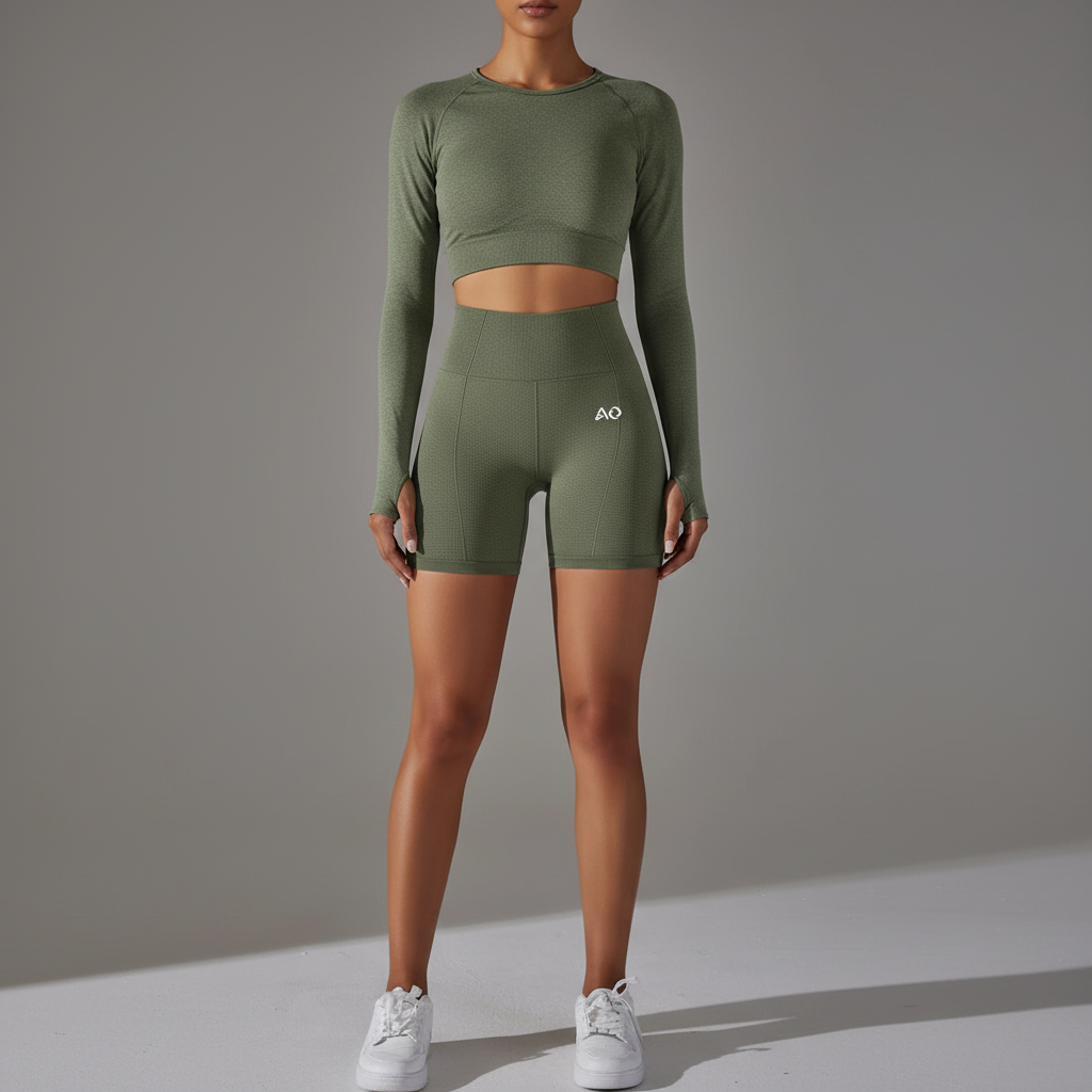 Front view - Sage green set