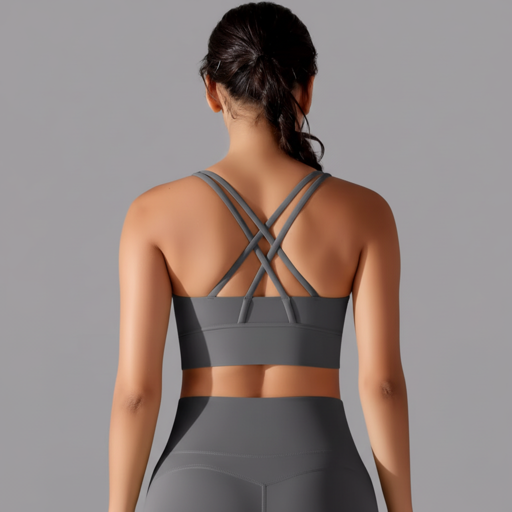 Full back view showing crossback straps - 1200x1200