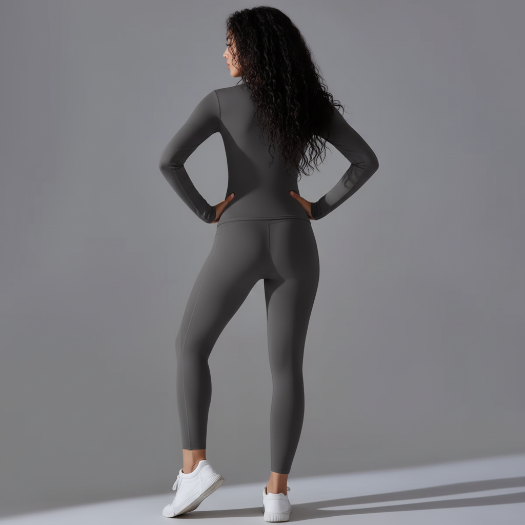 Gray Set - Back Hands on Hips