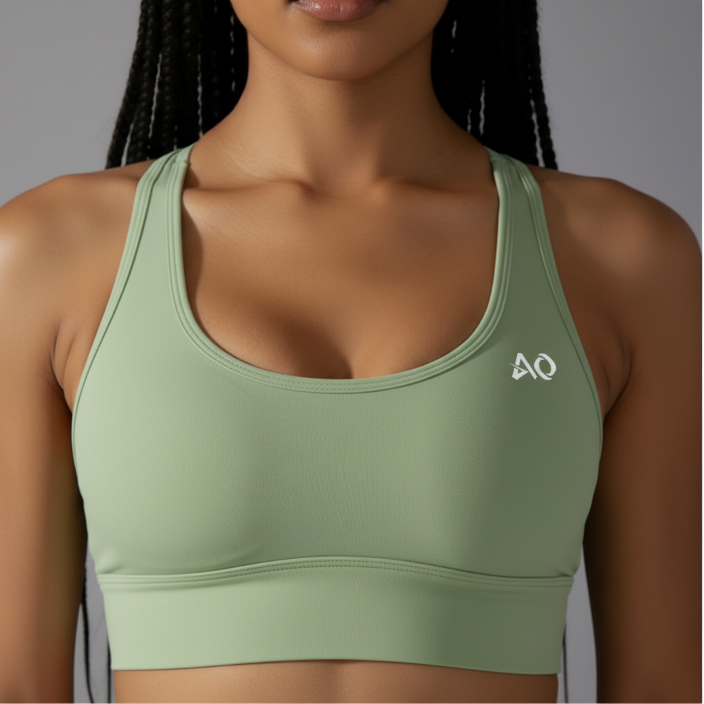 Green Bra Front Realistic