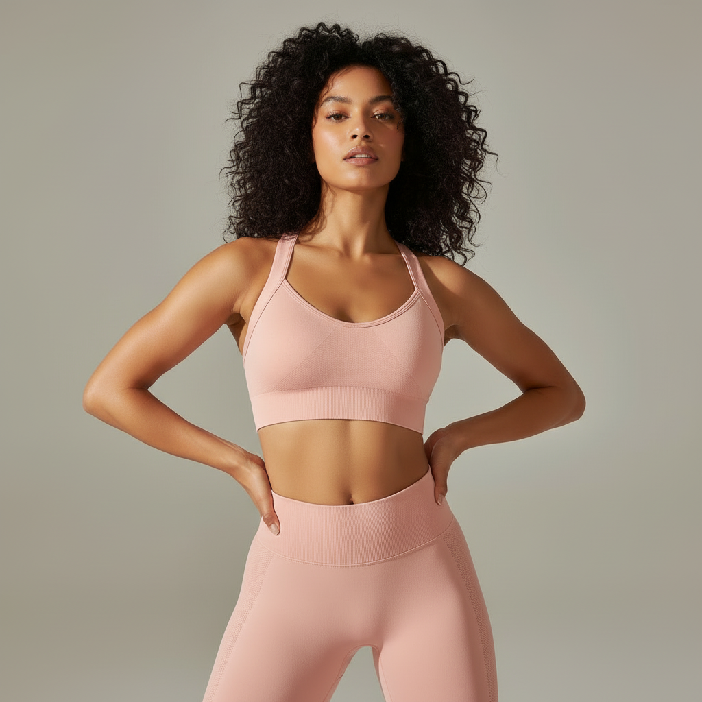 Hands on hips athletic stance