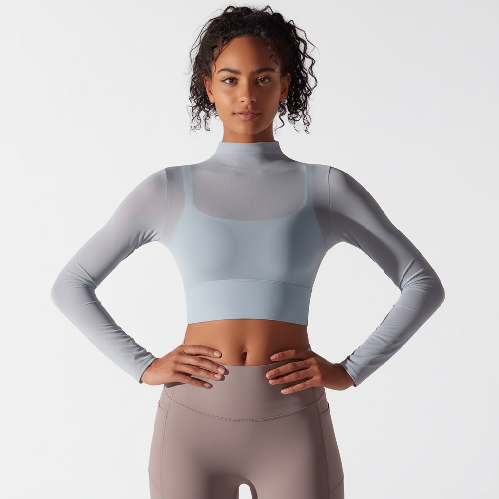 Hands on hips athletic stance